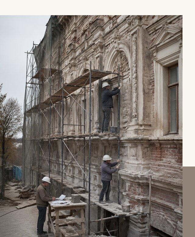 Реставрация объектов культурного наследия под ключ в Первоуральске